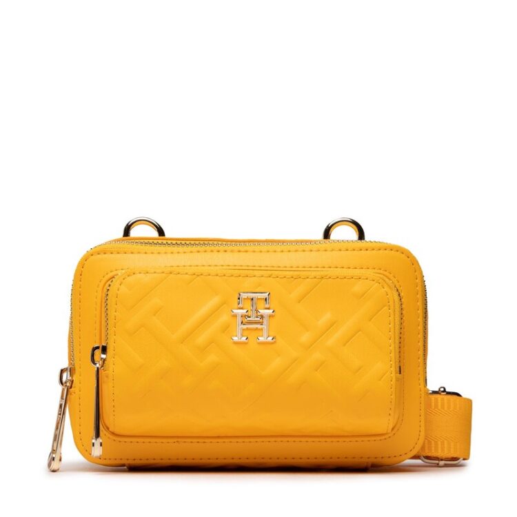 borsetta tommy hilfiger iconic tommy camera bag mono aw0aw14367 zew