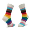set 3 zeugaria pseles kaltses unisex happy socks xprd08 1300 leuko 3