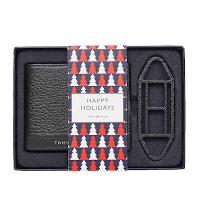 Ανδρικό Σετ Πορτοφόλι με Μπρελόκ Tommy Hilfiger Gp Mini CC & Keyfob AM0AM10435