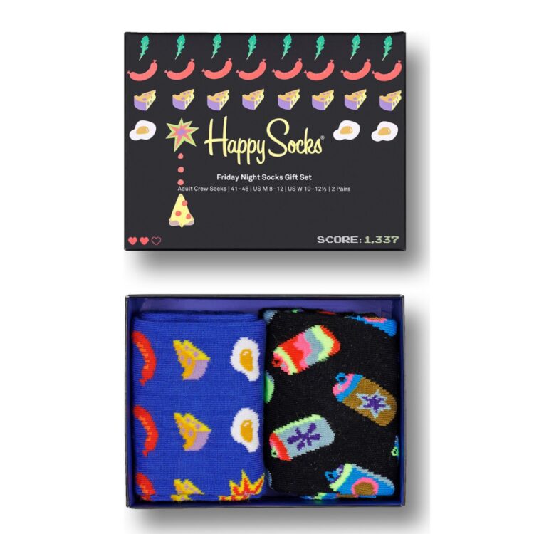 Συσκευασία Δώρου με 2 Κάλτσες Unisex Happy Socks XFRN02