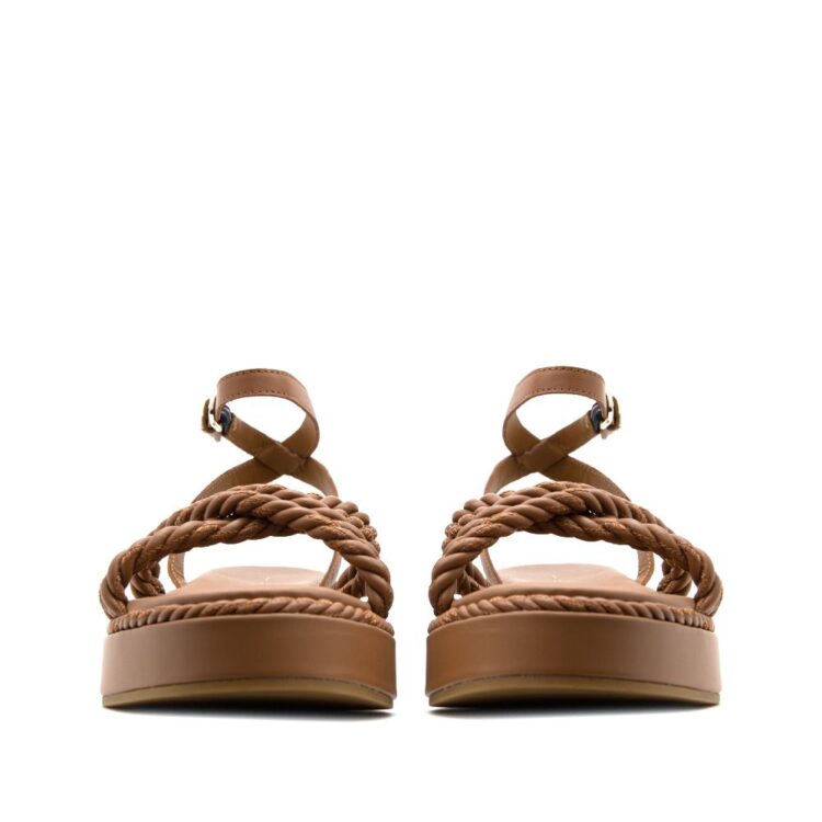 fw0fw07136 gu9 tommyhilfiger women sandals tobacco 2