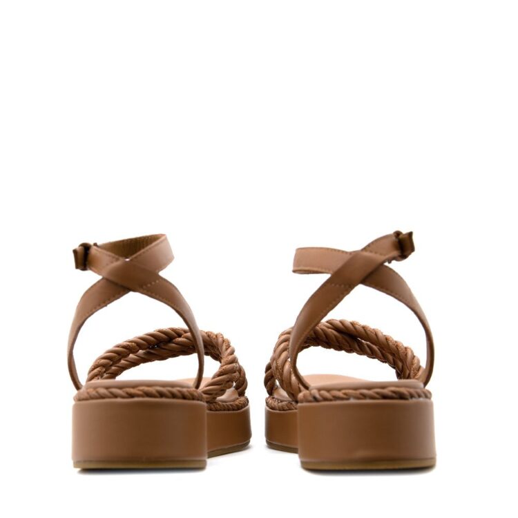 fw0fw07136 gu9 tommyhilfiger women sandals tobacco 4