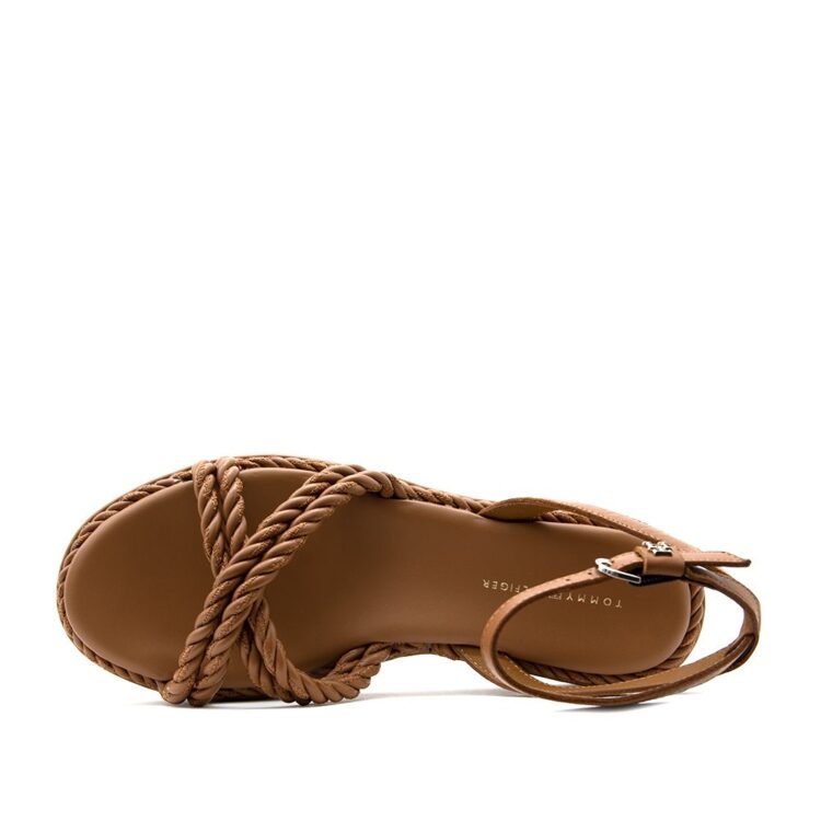 fw0fw07136 gu9 tommyhilfiger women sandals tobacco 5