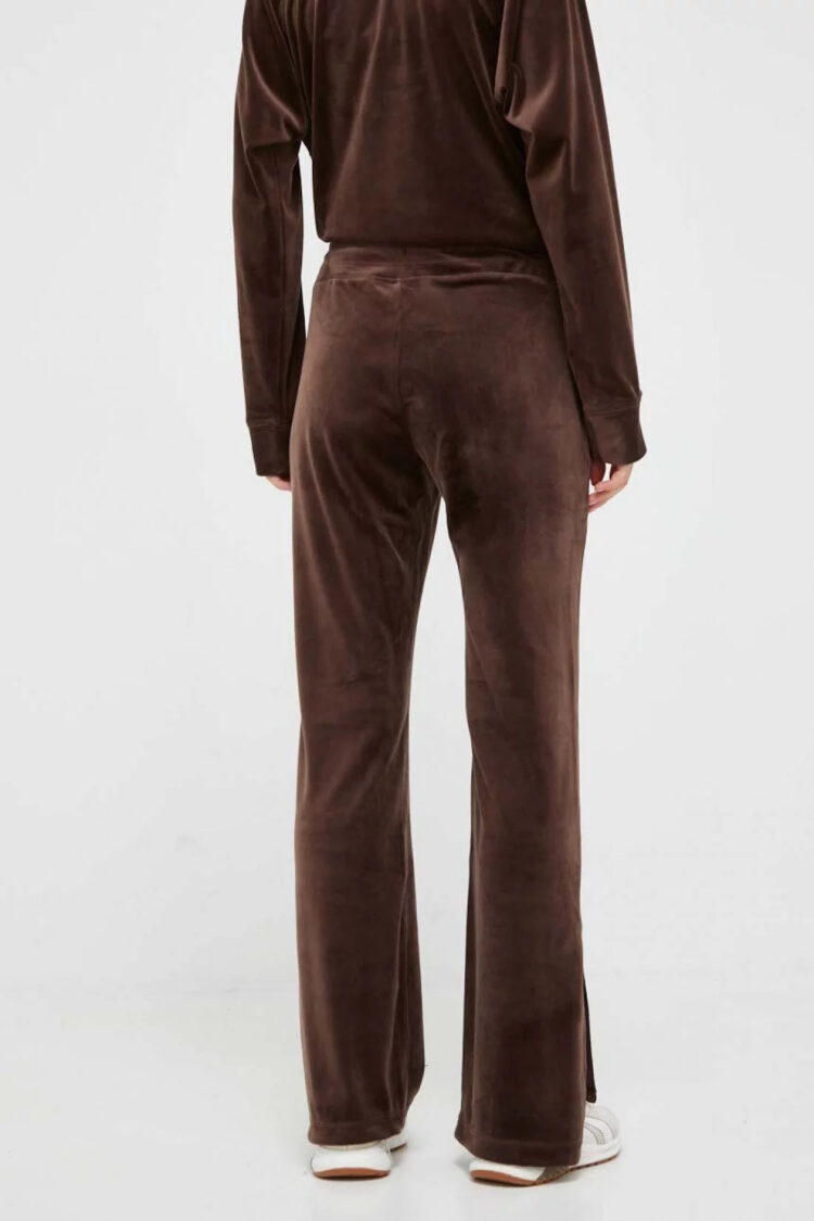 γυναικείο παντελόνι φόρμας dkny καφέ dp3p2744 1