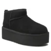 papoutsia ugg w classic ultra mini platform 1135092 blk
