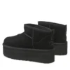 papoutsia ugg w classic ultra mini platform 1135092 blk 2