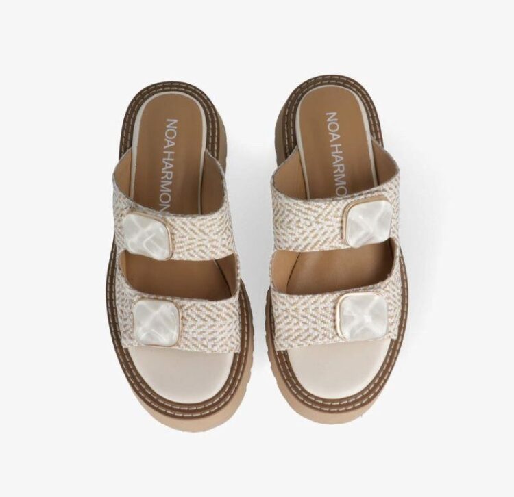 noa harmon 9684 heaven sandalias abiertas mujer blanco 3