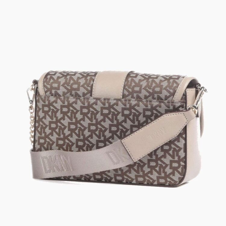 Δερμάτινη Τσάντα Χιαστί DKNY Bryant R41EF467 F6X Μπεζ 1 1000x1000 1