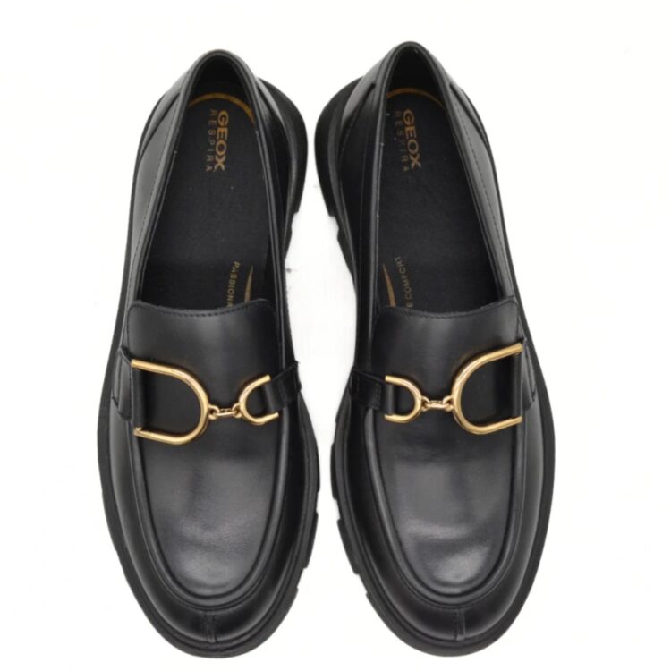 GEOX ΓΥΝΑΙΚΕΙΟ LOAFER D VILDE H D46UAH 00043 C9999 BLACK 5