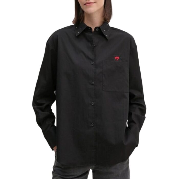 Γυναικειο πουκαμισο με τρουκς στον γιακα DKNY D2E4A112 1