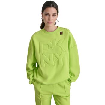 Γυναικειο φουτερ με λογοτυπο αναγλυφο DKNY D2B4A138 2