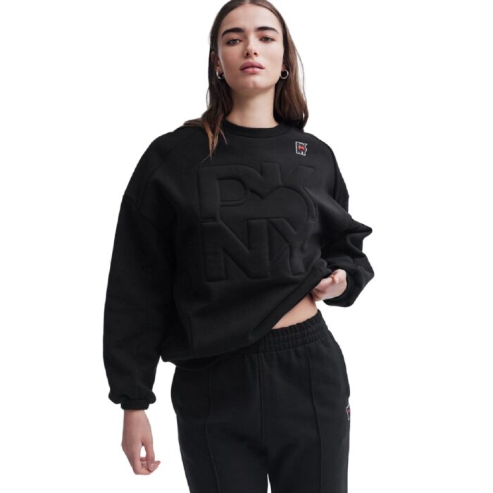 Γυναικειο φουτερ με λογοτυπο αναγλυφο DKNY D2B4A138