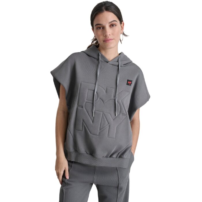 Γυναικειο μπλουζακι αμανικο με λογοτυπο DKNY D2B4A137 1