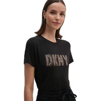Γυναικειο μπλουζακι κοντομανικο με στρας DKNY P4EHFWNA 1