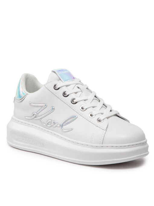 athletika karl lagerfeld kl62510a white lthr iridescent 1