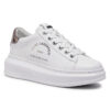 athletika karl lagerfeld kl62538 white lthr w silver 1