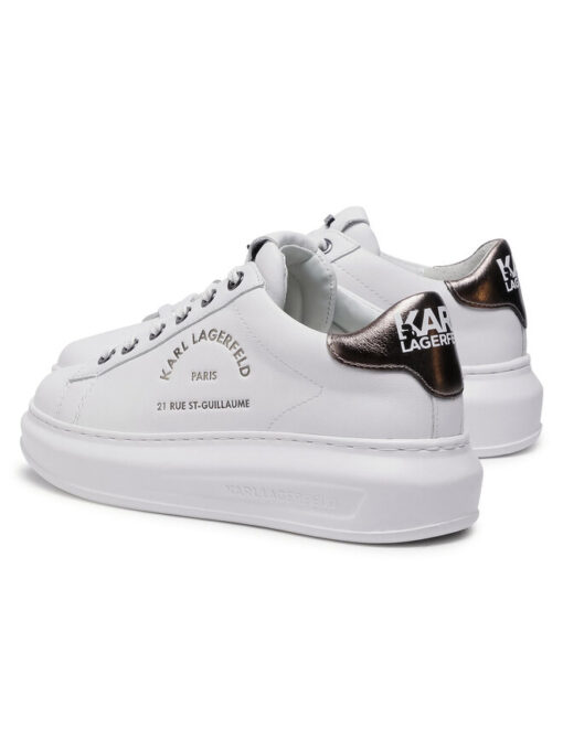 athletika karl lagerfeld kl62538 white lthr w silver 2