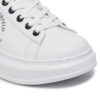 athletika karl lagerfeld kl62538 white lthr w silver 3