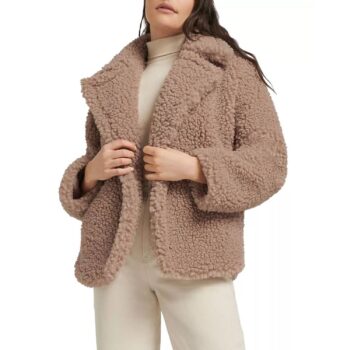 Γυναικείο Παλτό UGG Gertrude Short Teddy 1144454-00Μ5-PUTT