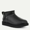 Γυναικεία μαύρα δερμάτινα μποτάκια ugg classic ultra mini w1163490 1 550x825h.jpg