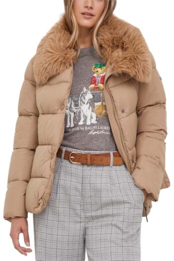 DKNY Μπουφαν φουσκωτο με γουνα DL3MPN17