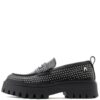 rl920004s 003 replay women loafers black silver 1