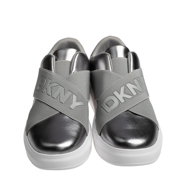 42366 gynaikeia sneakers dkny k4401359 silver 04