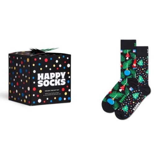 happy socks 2 pack holiday tree gift set p001737