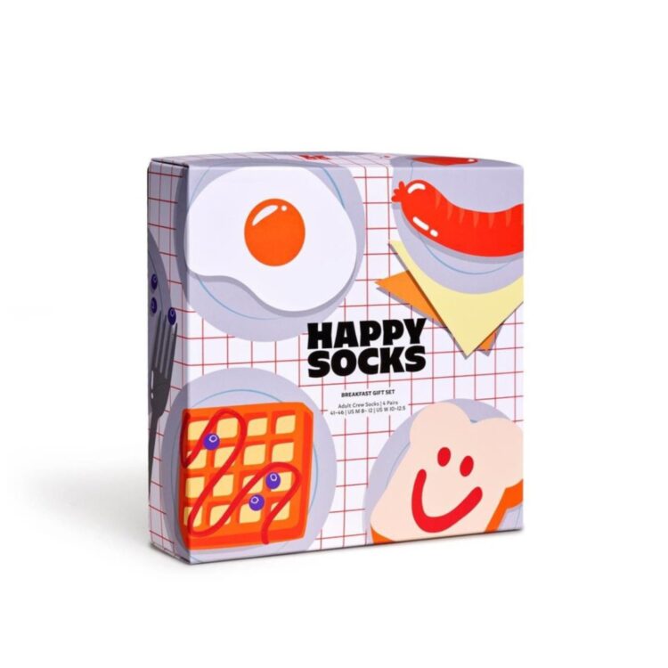 happy socks 4 pack breakfast gift set p001725 1
