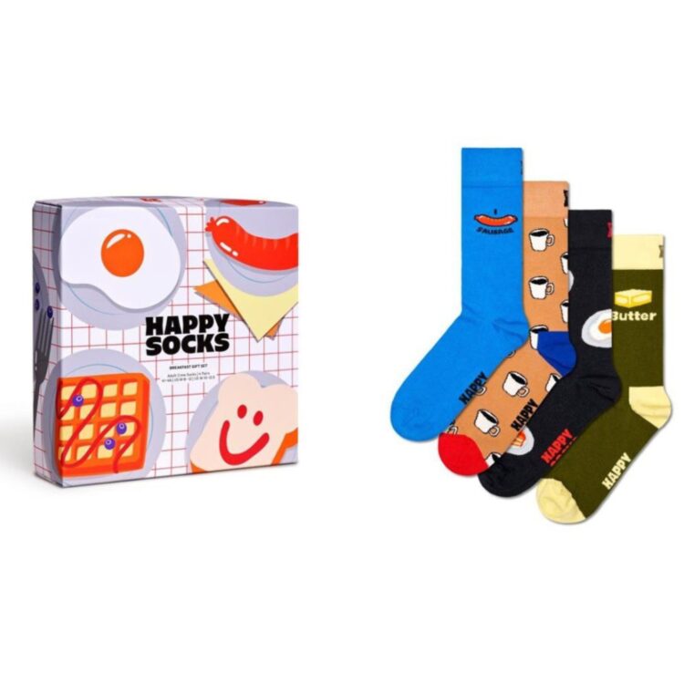 happy socks 4 pack breakfast gift set p001725 6
