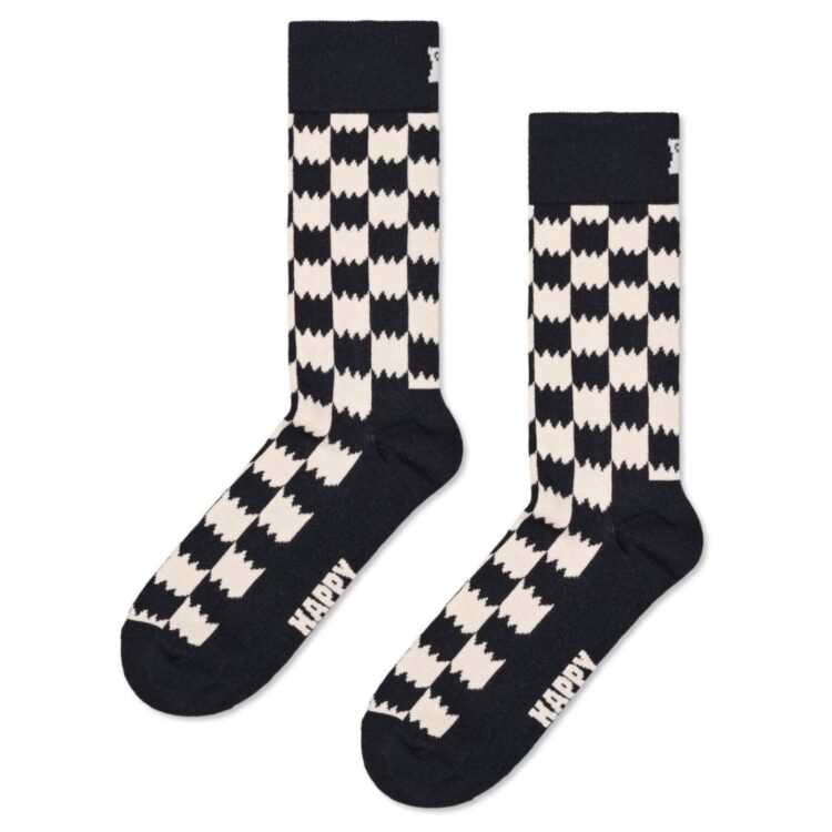 happy socks dizzy check p001557