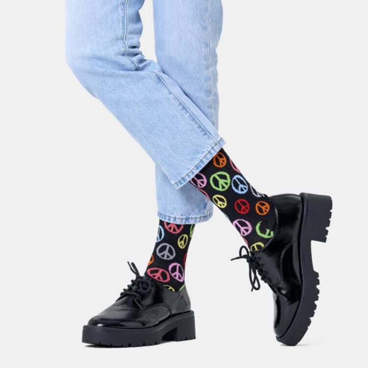 happy socks peace sock