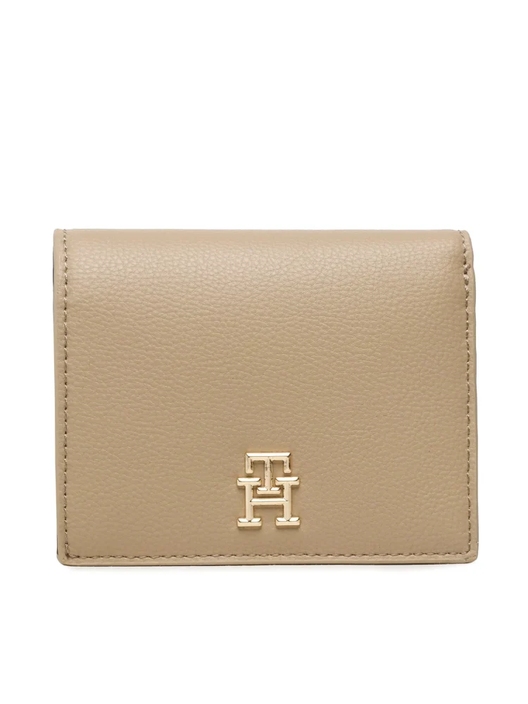 tommy hilfiger mikro portopholi gunaikeio th casual bi fold wallet aw0aw14634 mpez