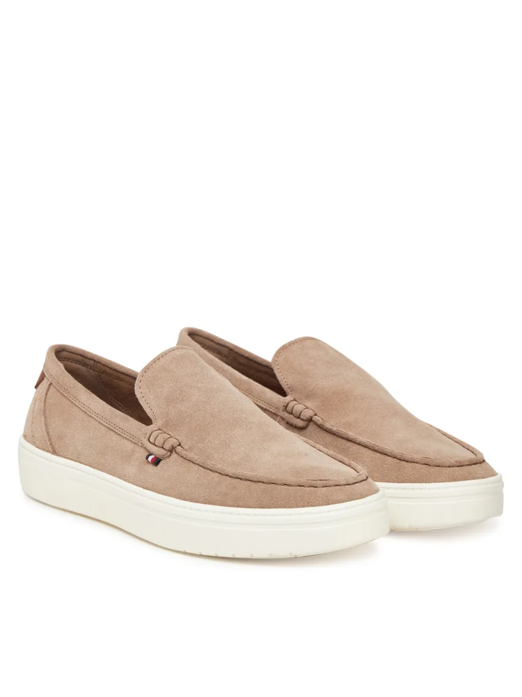 tommy hilfiger halbschuhe modern light hybrid suede loafer fm0fm05354 braun 0000305155122 1