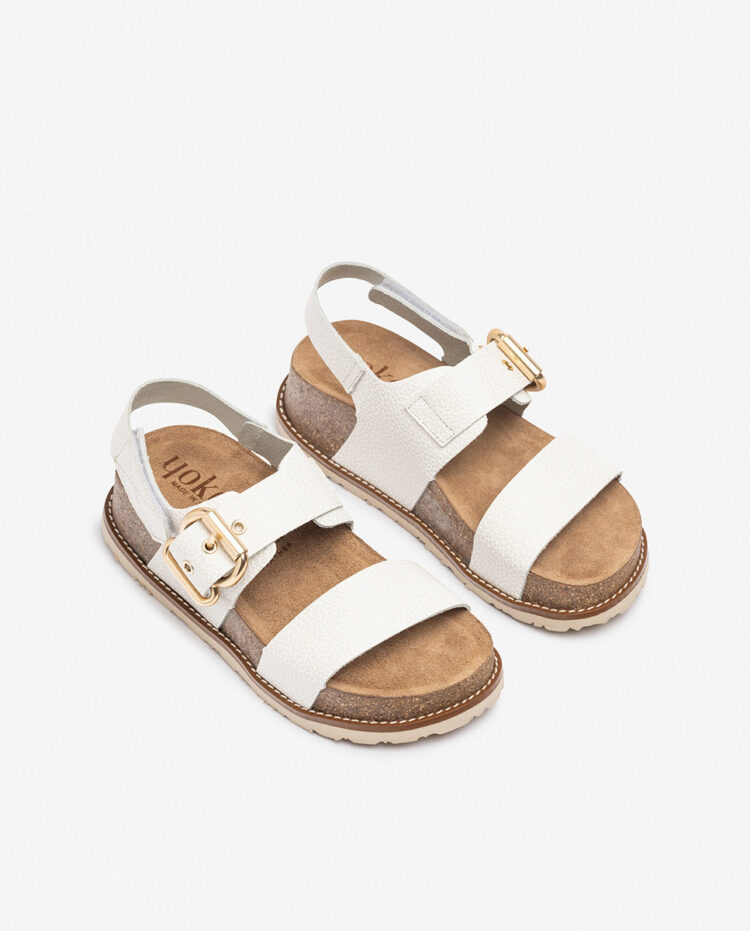 Sandalia de plataforma OCA 254 blanco 36894
