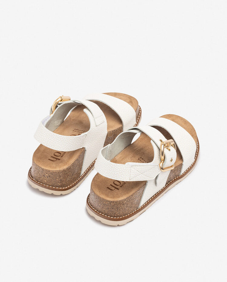 Sandalia de plataforma OCA 254 blanco 36895