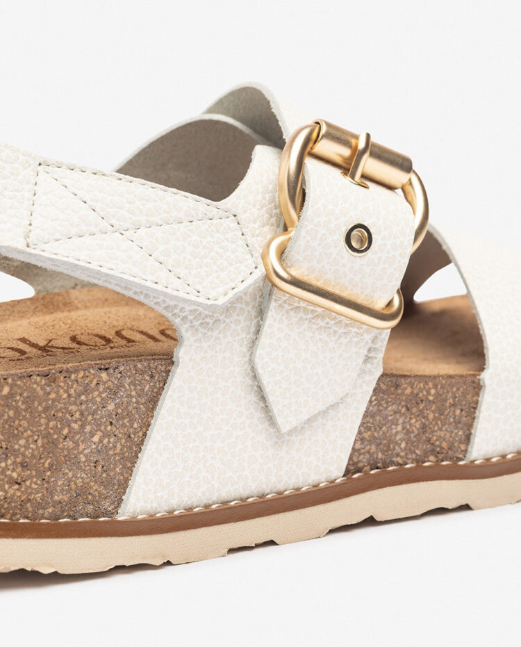 Sandalia de plataforma OCA 254 blanco 36896