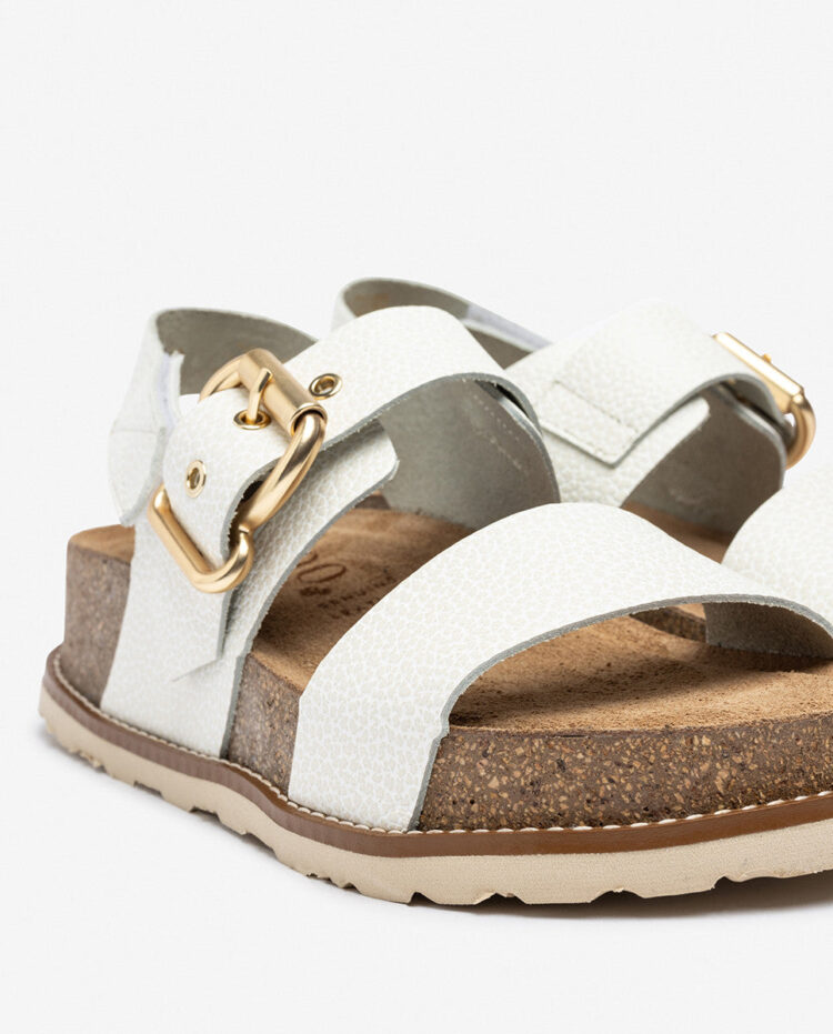 Sandalia de plataforma OCA 254 blanco 36897