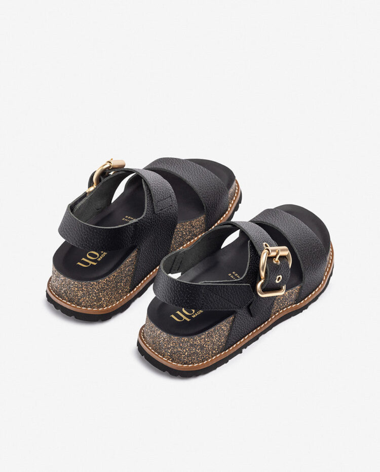 Sandalia de plataforma OCA 254 negro 36901