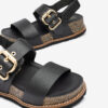 Sandalia de plataforma OCA 254 negro 36903