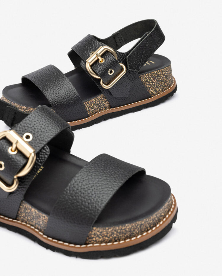 Sandalia de plataforma OCA 254 negro 36903