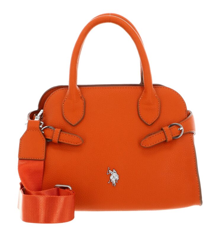 U S POLO ASSN Handtasche Melting Double Handle Bag S Orange 403097