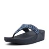 fitflop lulu toe post midnight navy 2