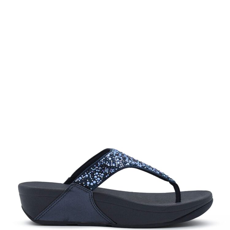 fitflop lulu toe post midnight navy 3
