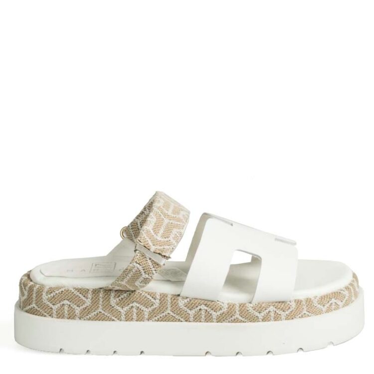 44666 gynaikeies pantofles marron 2524191 white 1