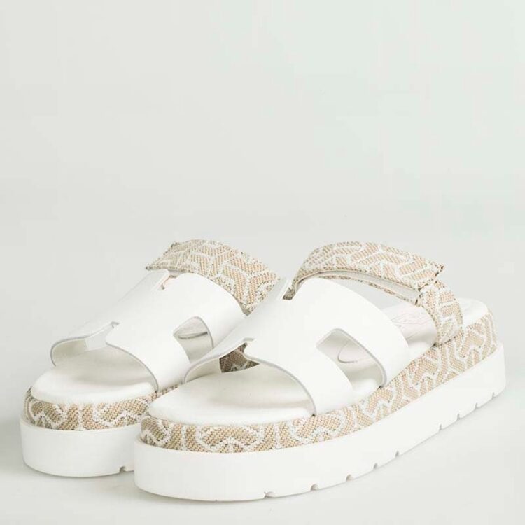 44666 gynaikeies pantofles marron 2524191 white 3