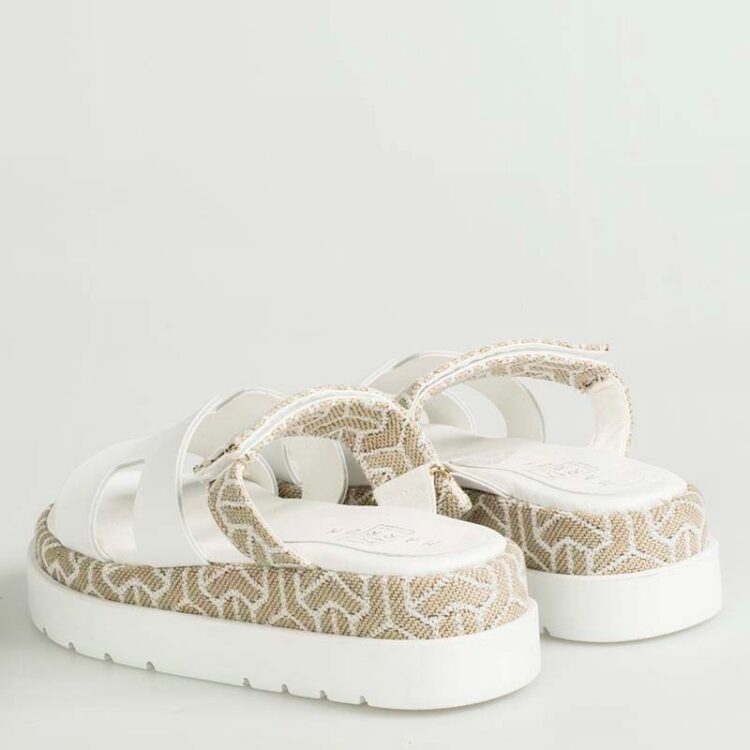 44666 gynaikeies pantofles marron 2524191 white 5