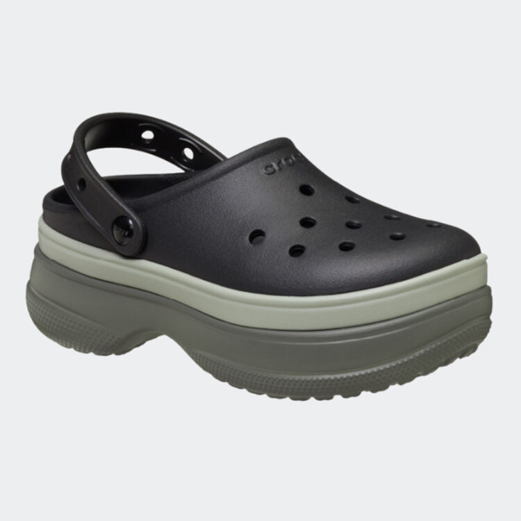 crocs classic stacked clog black 211355 001 1