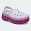 crocs classic stacked clog grapeberry 211355 5bv 1