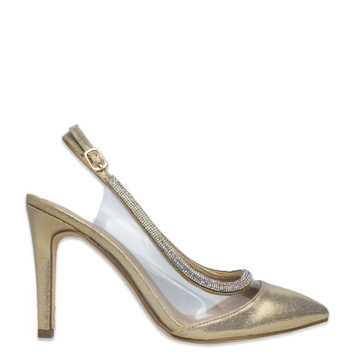 Γυναικεια γοβα εξωφτερνη με στρας Menbur 23691 1